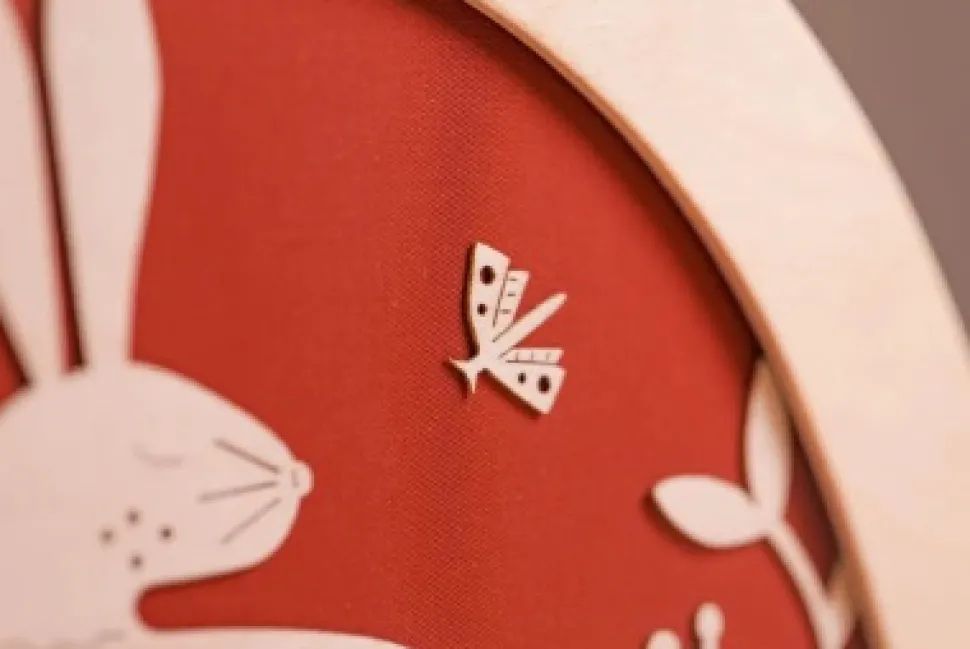 Atelier De Noest - Silhouet Voor In Lamp, Folklore Konijn