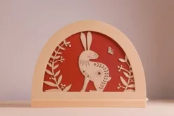 Atelier De Noest - Silhouet Voor In Lamp, Folklore Konijn