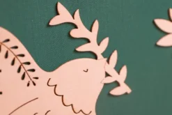 Atelier De Noest - Silhouet Voor In Lamp, Folklore Vogel