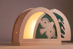 Atelier De Noest - Silhouet Voor In Lamp, Folklore Vogel