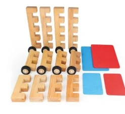 Bauspiel Auto Bouwpakket, 16 Stuks