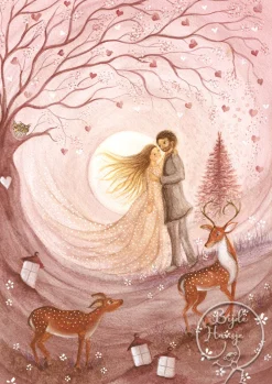 BijdeHansje Ansichtkaart Valentijn