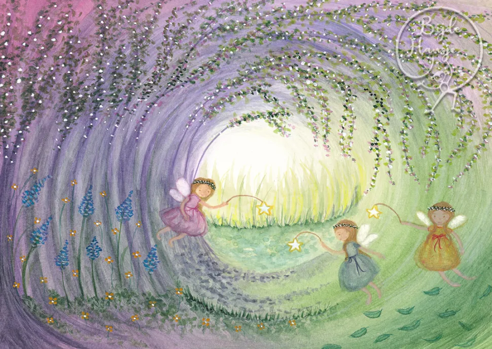 BijdeHansje Ansichtkaart Feetjes