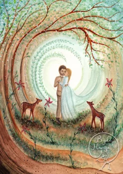 BijdeHansje Ansichtkaart Trouwen