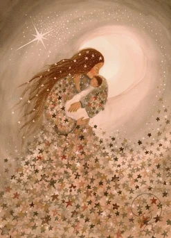 BijdeHansje Ansichtkaart Newborn Love