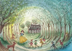 BijdeHansje Ansichtkaart Sneeuwwitje