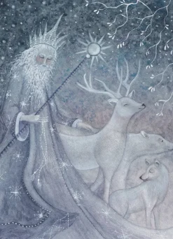 BijdeHansje Ansichtkaart Koning Winter