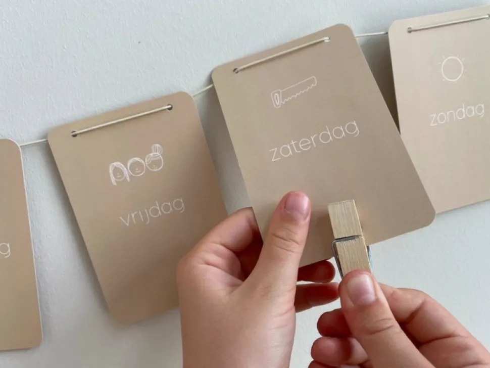 Dagen Van De Week Slinger Met Pictogrammen