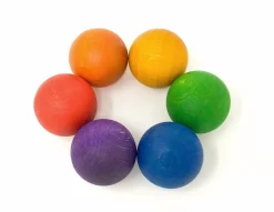 Grapat, Houten Ballen Regenboogkleur