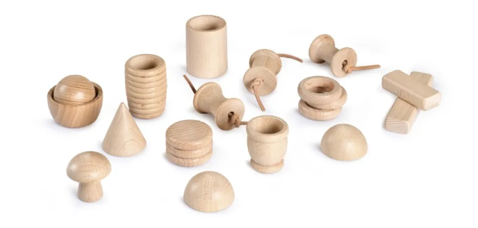 Grapat Loose Parts Naturel, 20 Stuks