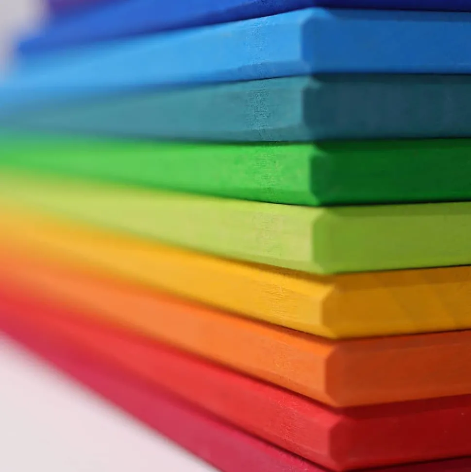 Grimm's Bouwplanken Regenboogkleur