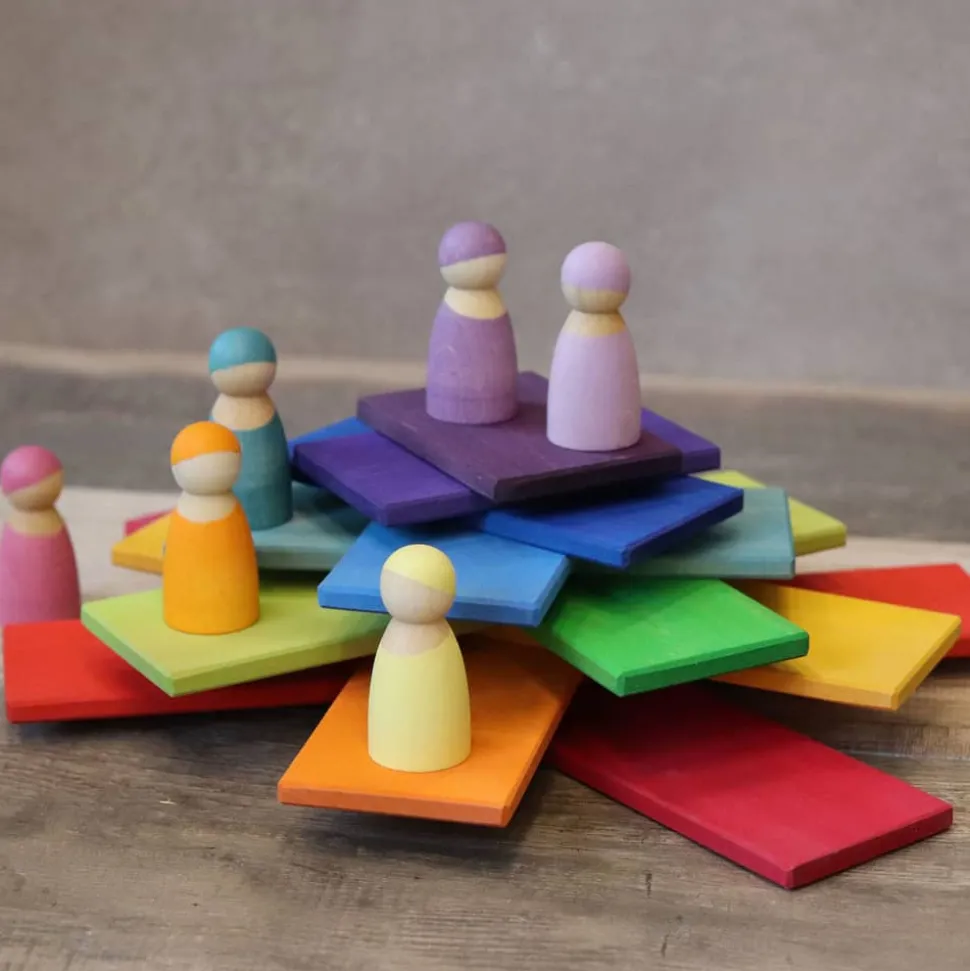 Grimm's Bouwplanken Regenboogkleur