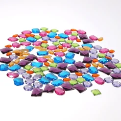 Grimm's Glitterstenen Groot, 140 Stuks