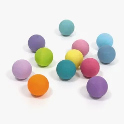 Grimm's Medium Houten Ballen, Pastel 12 Stuks