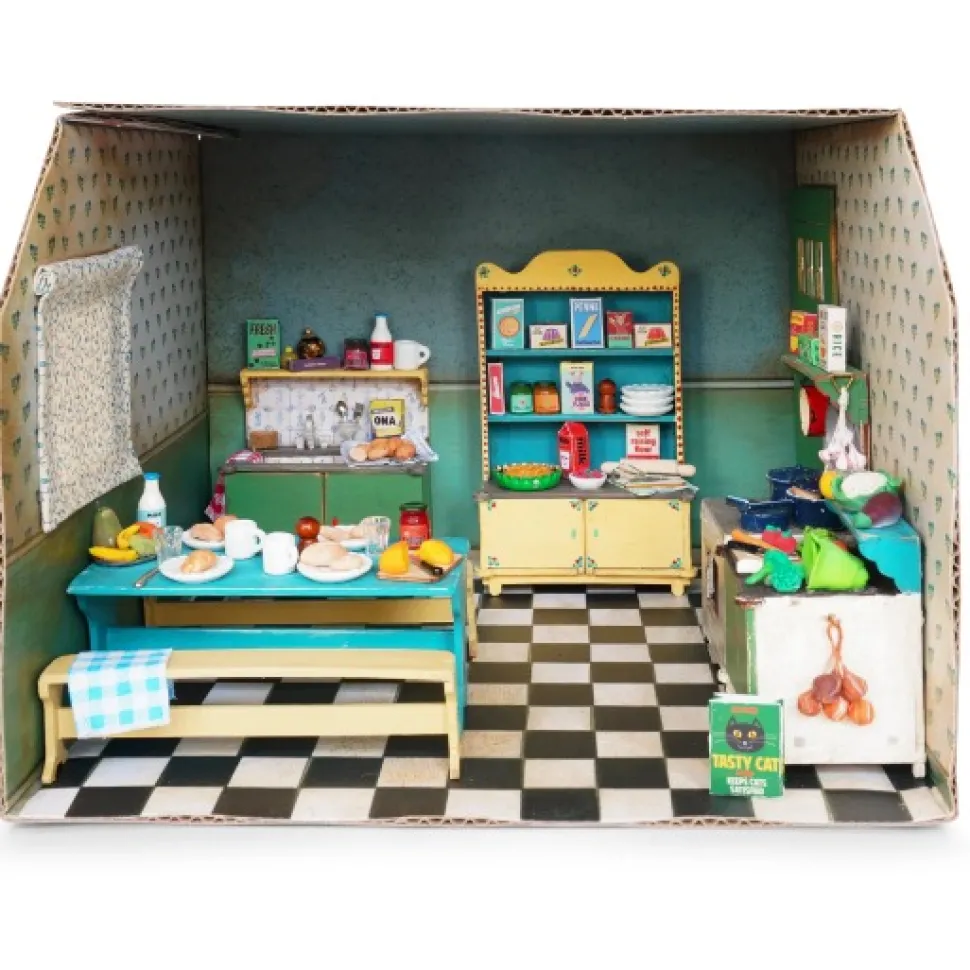 Het Muizenhuis, Kartonnen Miniatuur Keuken