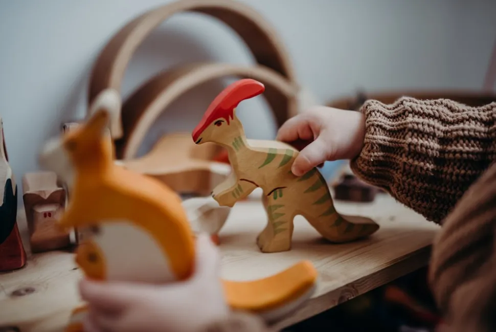 Holztiger Parasaurolophus Van Hout