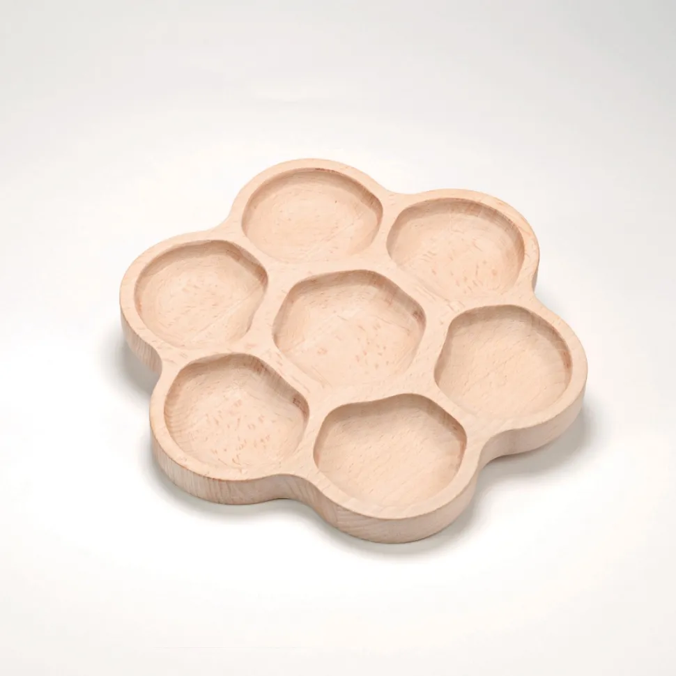 Houten Sorteerbak Bloem