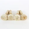 Houten Stempels Verschillende Structuren, 4 Stuks