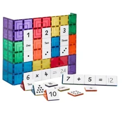 Learn & Grow Magnetische Tegel Toppers, Cijfer En Rekenset 40 Stuks