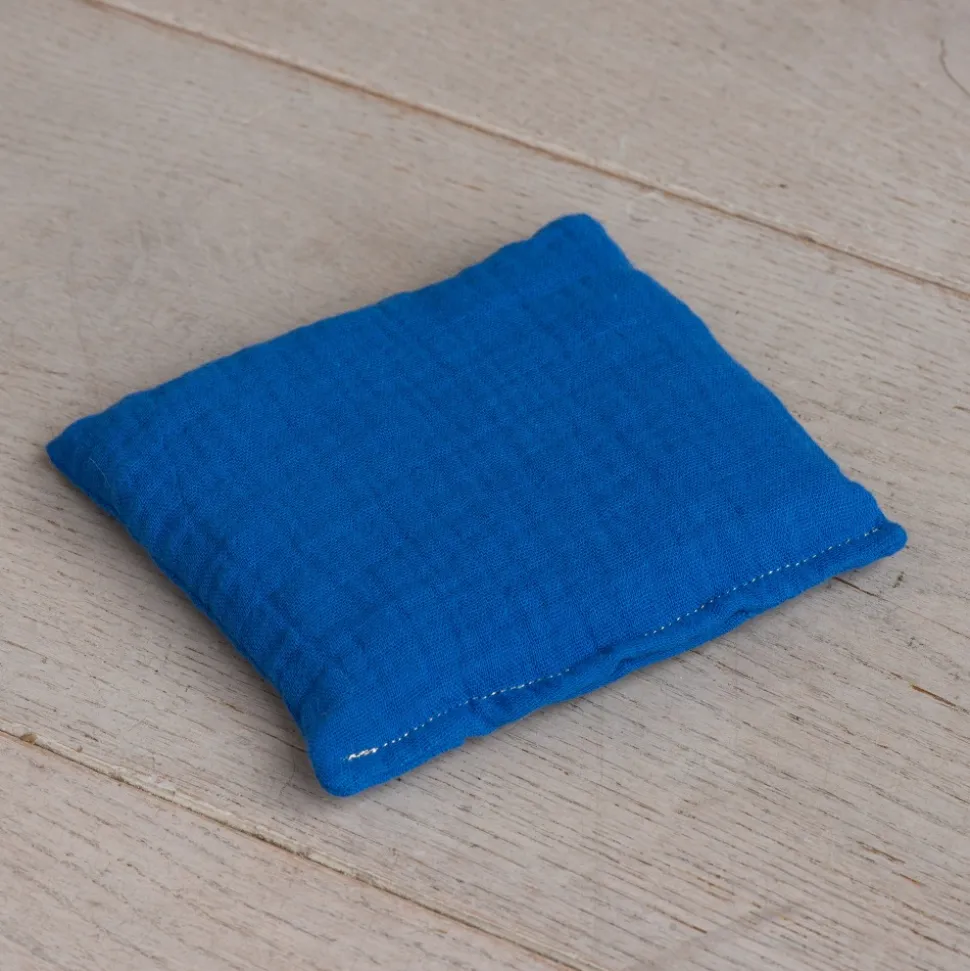 Little Botanic Label - Sensorisch Pittenzakje Blauw, 1 Stuk