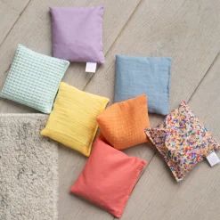 Little Botanic Label - Sensorische Pittenzakjes Pastel + Super Confetti, 7 Stuks