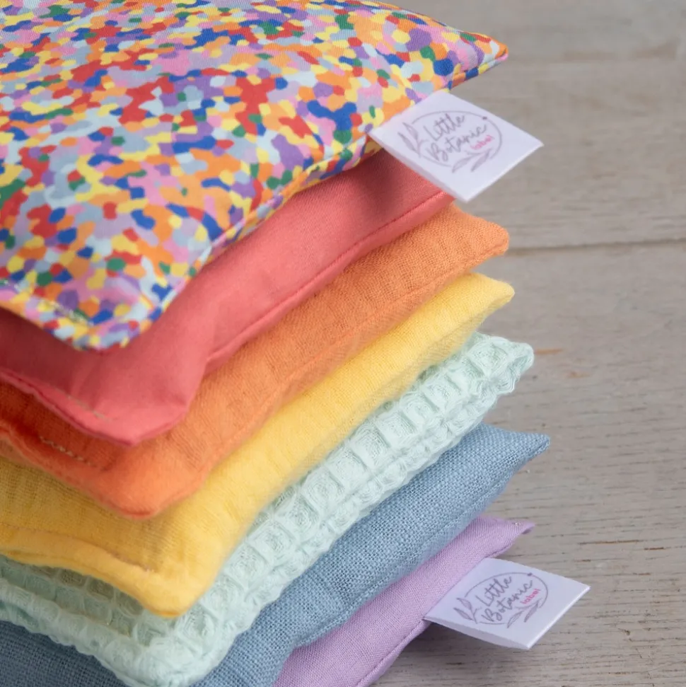 Little Botanic Label - Sensorische Pittenzakjes Pastel + Super Confetti, 7 Stuks