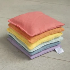 Little Botanic Label - Sensorische Pittenzakjes Pastel, 6 Stuks