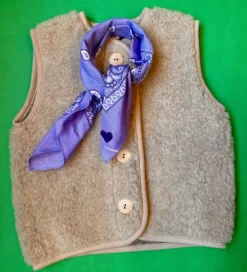 Luka Luna Boeren Bandana Lila + Hartjes Embleem