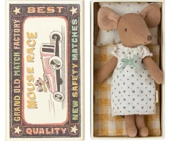 Maileg Grote Zus In Pyama, Muis In Luciferdoosje