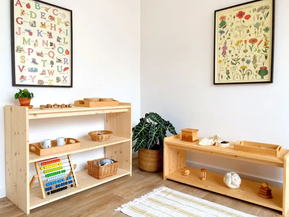 Manine Montessori Shelf, 2 Planken