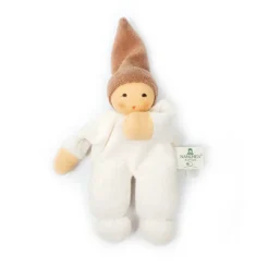 Nucki | Geboorteknuffel Bruin Mutsje