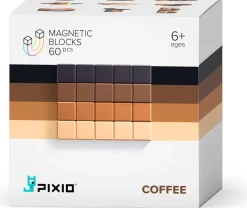 Pixio Magnetische Blokjes 60 Stuks Aanvullende Kleuren Coffee