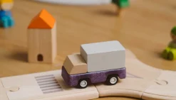 Plan Toys Paarse Bestelwagen