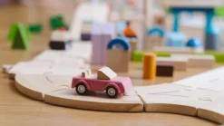 Plan Toys Roze Sportauto