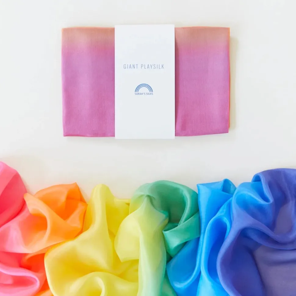 Sarah's Silks Speelzijde Giant, Regenboog