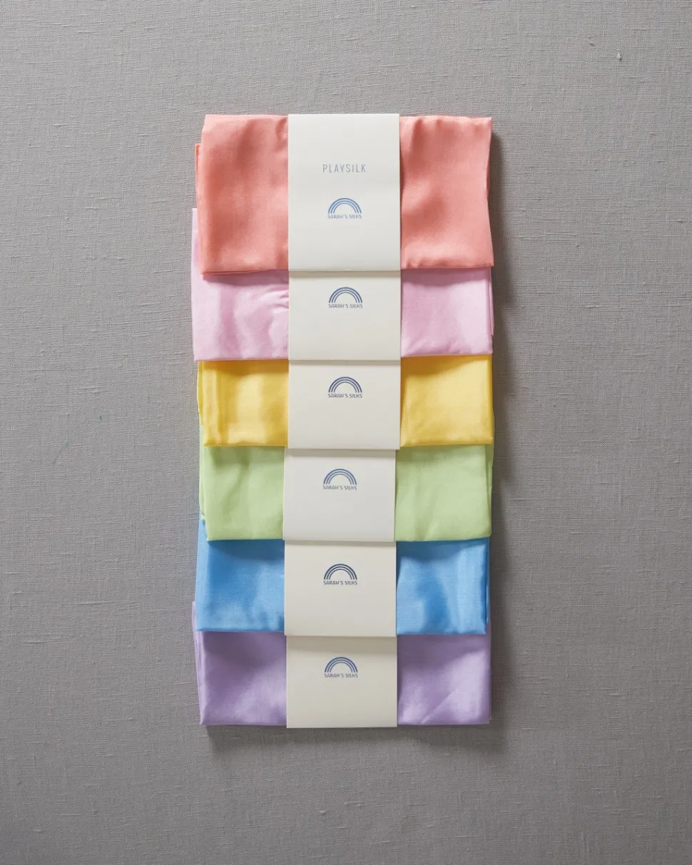 Sarah's Silks Speelzijde Lime