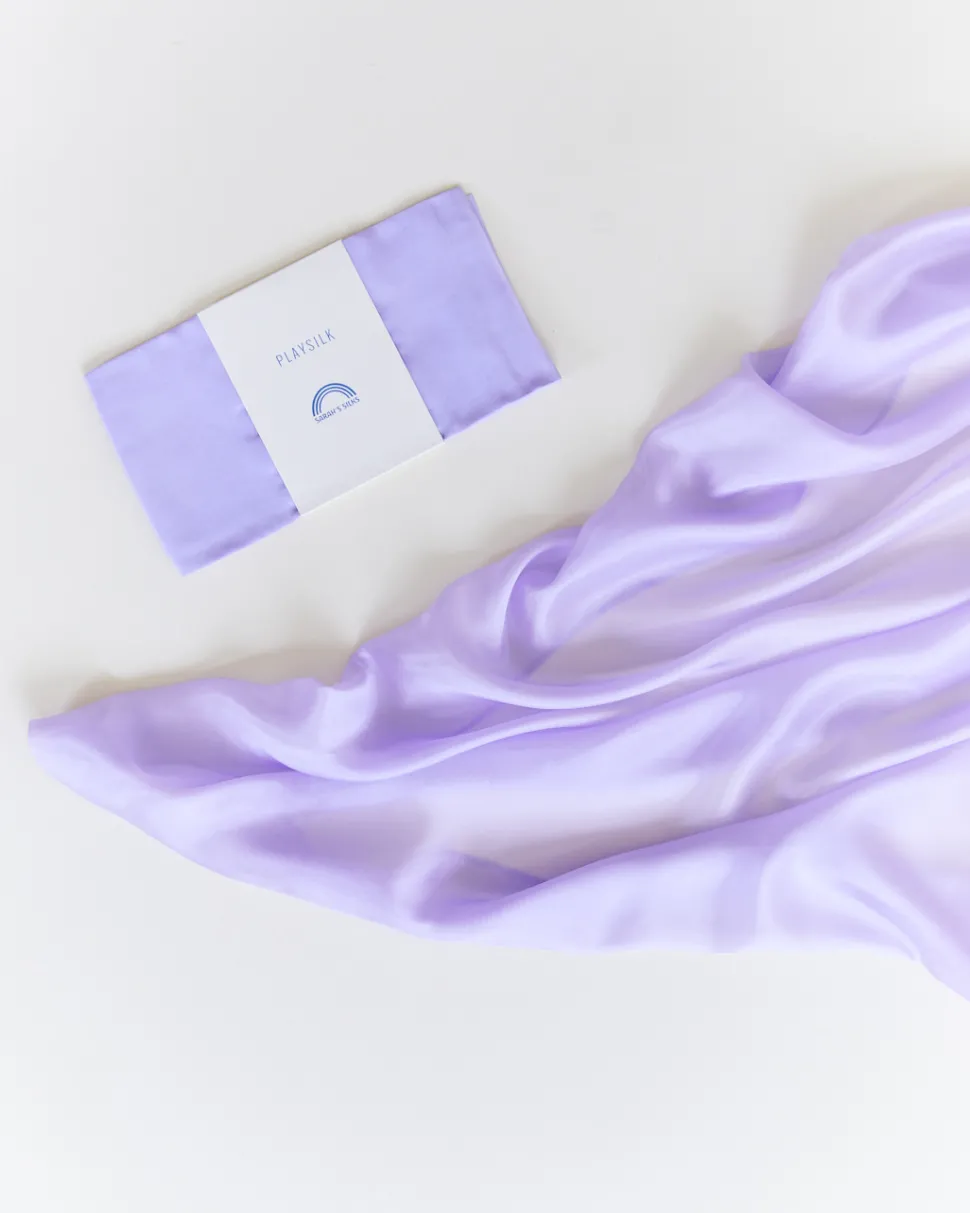 Sarah's Silks Speelzijde Lavendel