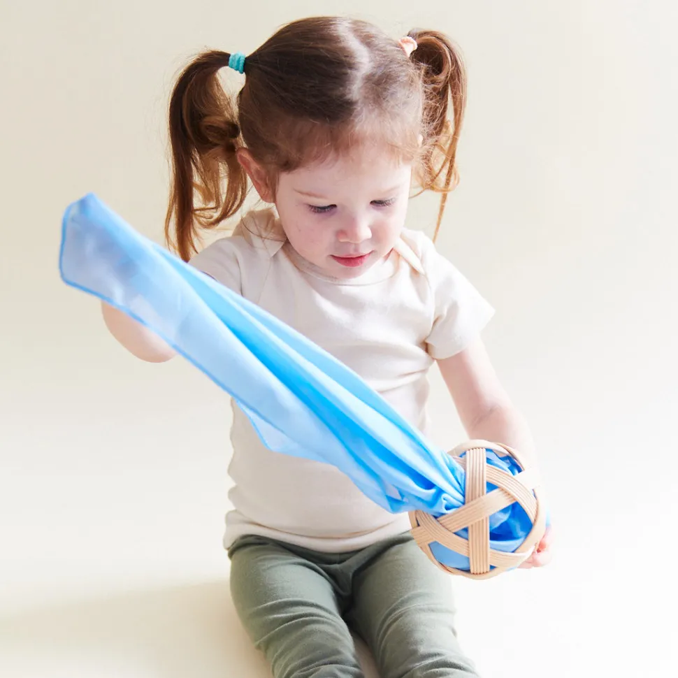 Sarah's Silks Speelzijde Mini Lichtblauw