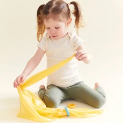 Sarah's Silks Speelzijde Mini Geel