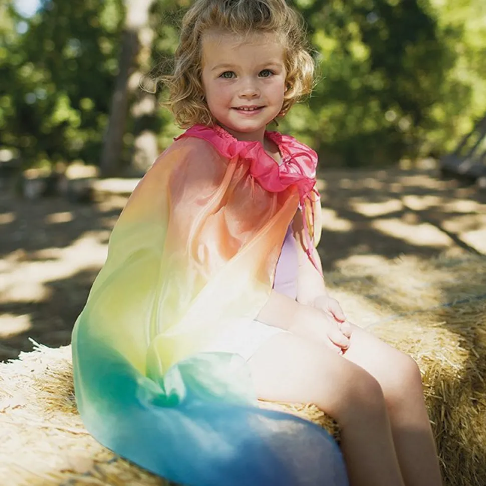 Sarah's Silks Zijden Cape, Regenboog