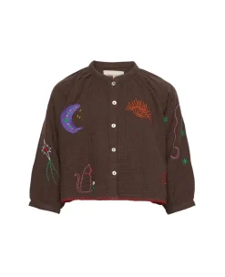 Sissel Edelbo Mini - Erna Mini Top, Chocolate Brown