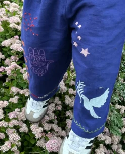 Sissel Edelbo Mini - Oda Mini Organic Cotton Pants, Marine Blauw