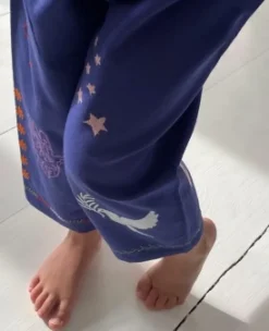 Sissel Edelbo Mini - Oda Mini Organic Cotton Pants, Marine Blauw