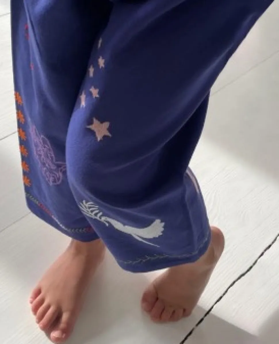 Sissel Edelbo Mini - Oda Mini Organic Cotton Pants, Marine Blauw