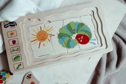 Small Foot Puzzel Rupsje Nooitgenoeg, Meerdere Lagen