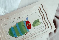 Small Foot Puzzel Rupsje Nooitgenoeg, Meerdere Lagen