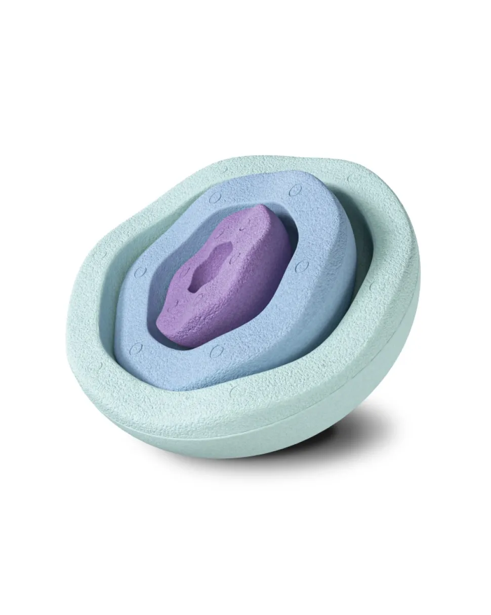 Stapelstein Inside Pastel Cool, 3 Stuks