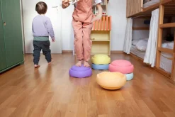 Stapelstein Regenboog Pastel Set, 6 Stuks