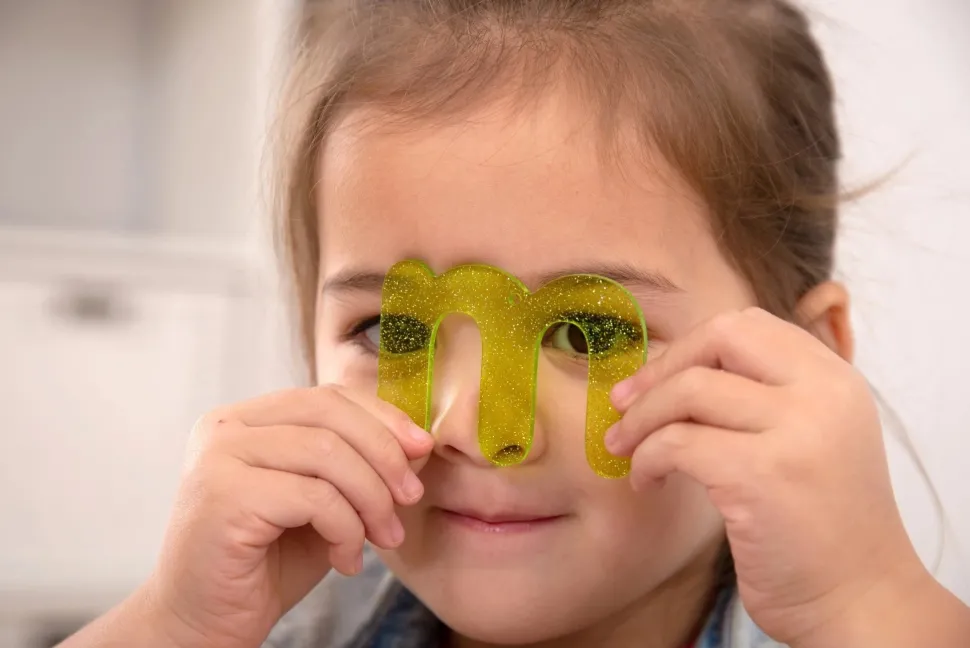 Tickit - Regenboog Glitter Letters