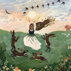 Toverlux Toverplaat - Tijana Draws, Dancing With Hares